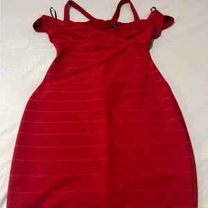 Guess Vibrant Red Mini Dress
